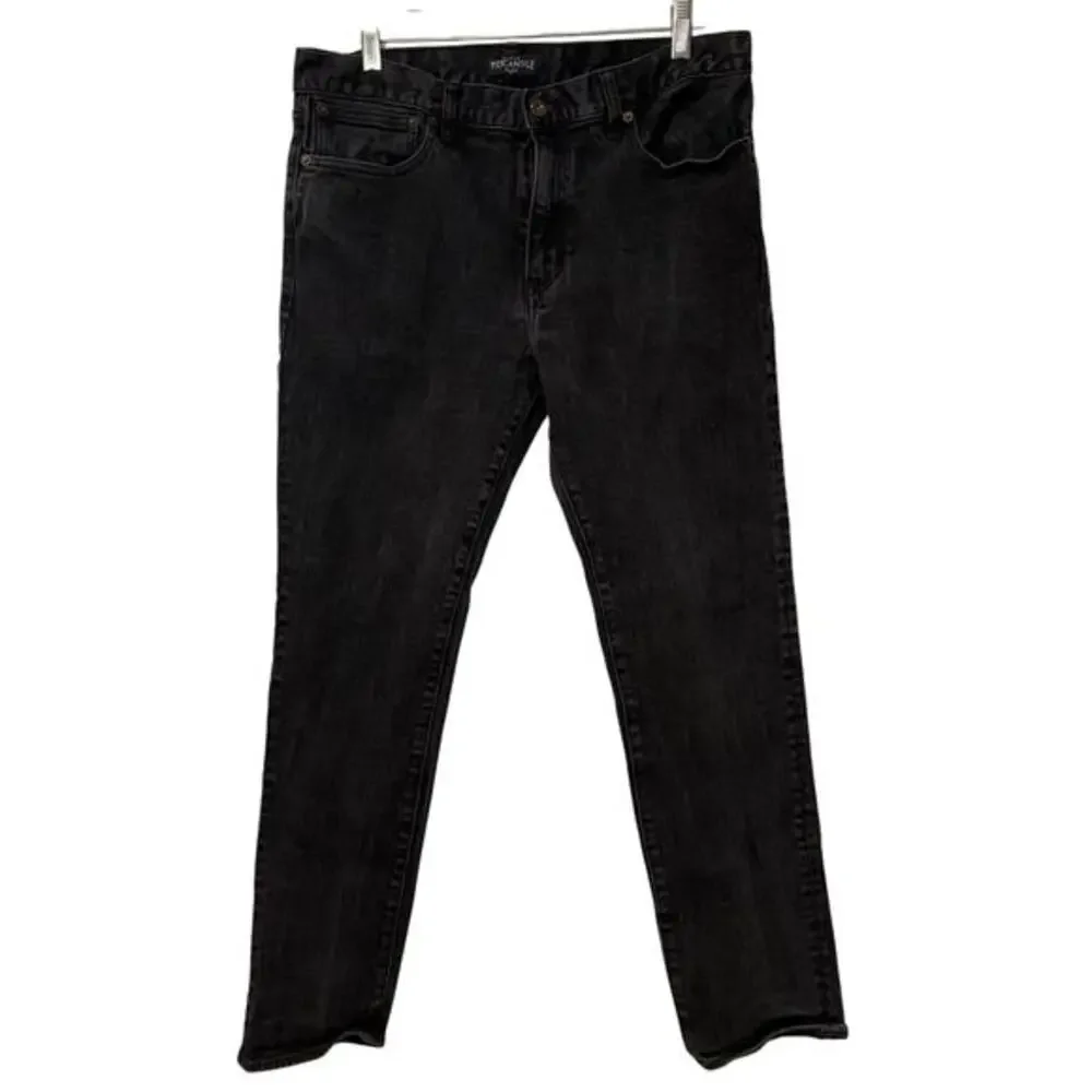 J.CREW Mercantile Mens FLEX W32 L30 Black Slim Jeans Straight Leg Stretch